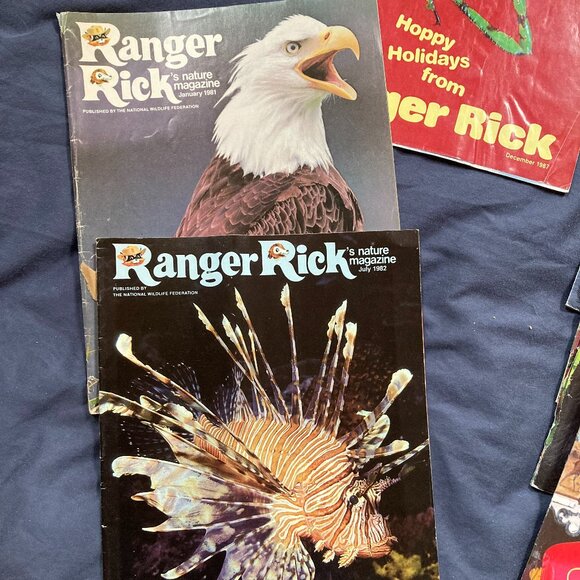 Ranger Rick Magazine Lot Of 22 80's Era Vintage Nature Wildlife Homeschool - Picture 2 of 4